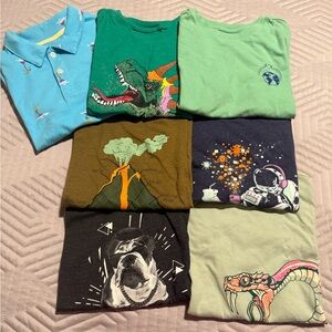 Cat & Jack Boys Size Small Short Sleeved Shirts